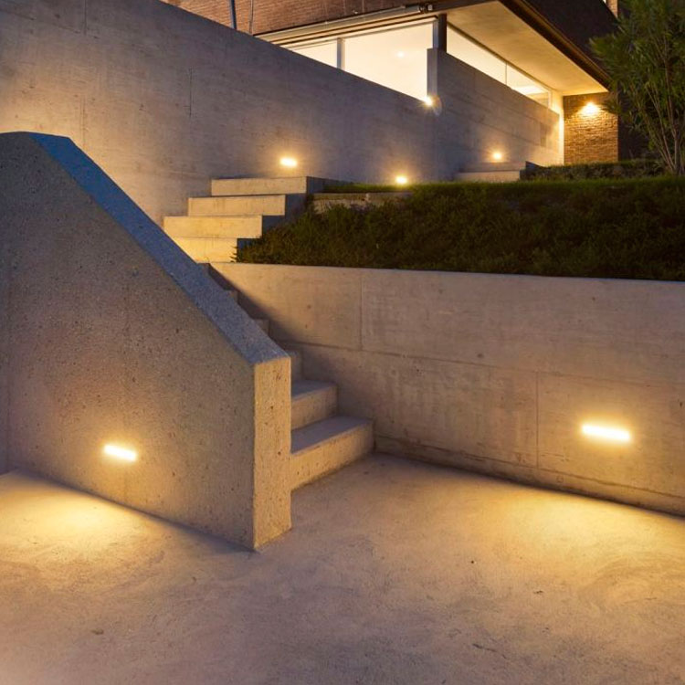 Aplique pared Serie Angular 20W gris