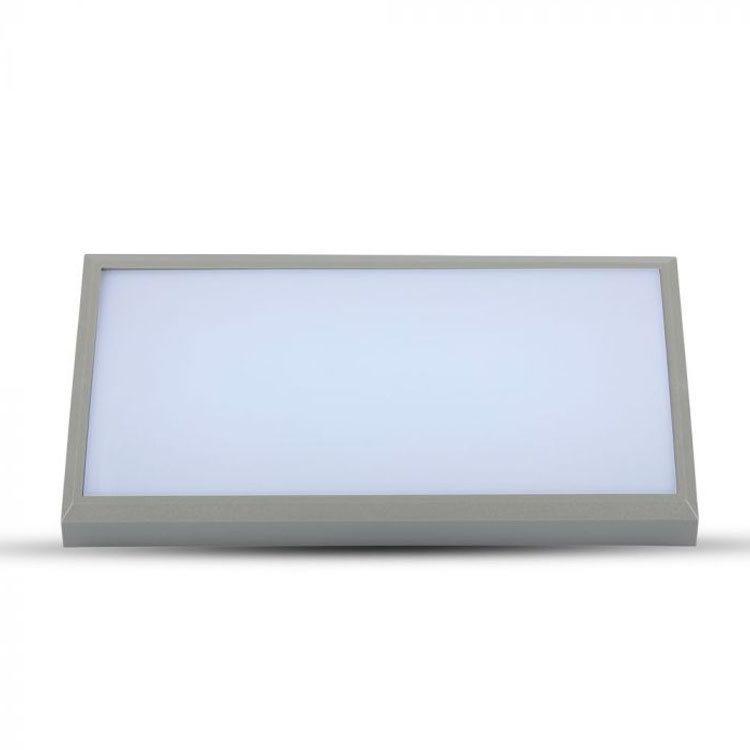 Aplique pared Serie Angular 20W gris