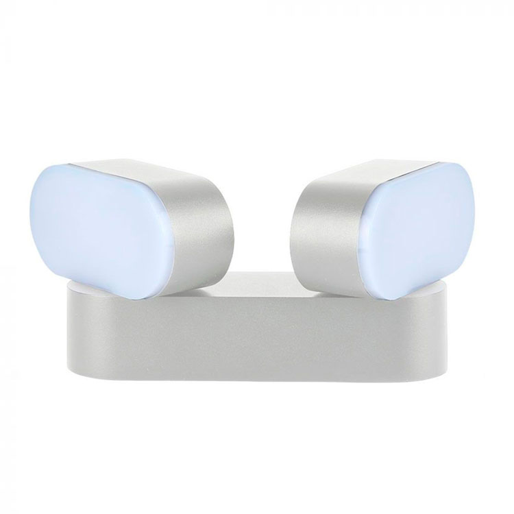 Aplique doble rotatorio blanco 3000K 12W IP65