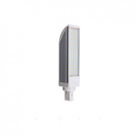 Bombilla LED PL 10W G24 giratoria Blanco frio