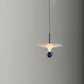 Lámpara Colgante Azul Diámetro 400x300mm Blanco Cálido 3000K