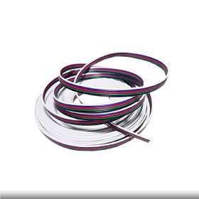 Cable 5 polos de 0.6mm RGB - 5x0.6mm (22AWG) - x1m, 48V Máx.