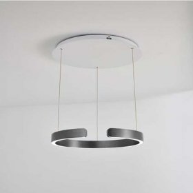 Lámpara Colgante Titanio Negro, Diámetro Ø600mm