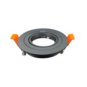 Spot Negro Ajustable sin soporte para lámpara GU10 ø91mm