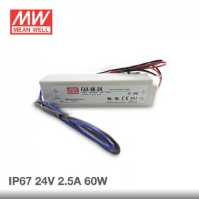 Fuente Switching MEANWELL 24V 2.5A 60W, 90-264VAC Exterior IP67