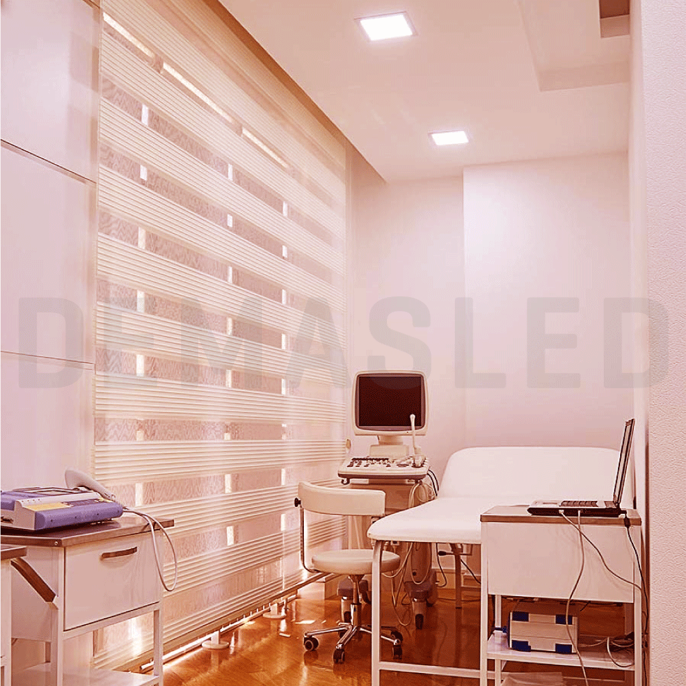 Panel LED cuadrado AJUSTABLE 12x12cm 12W 1020lm Neutro, Empotrar