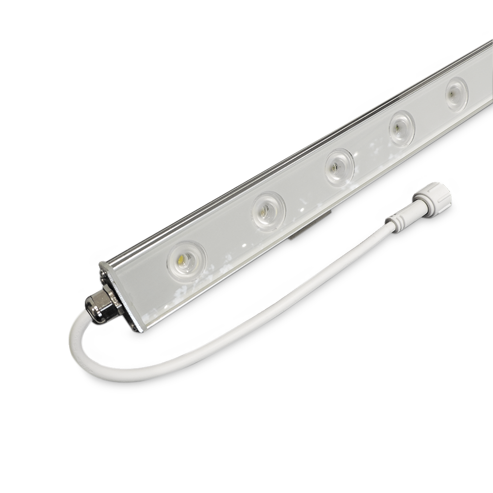 Bañador LED 12W Blanco Frío 6000°K 30° 12 LEDs de 1W 60cm (IP67)