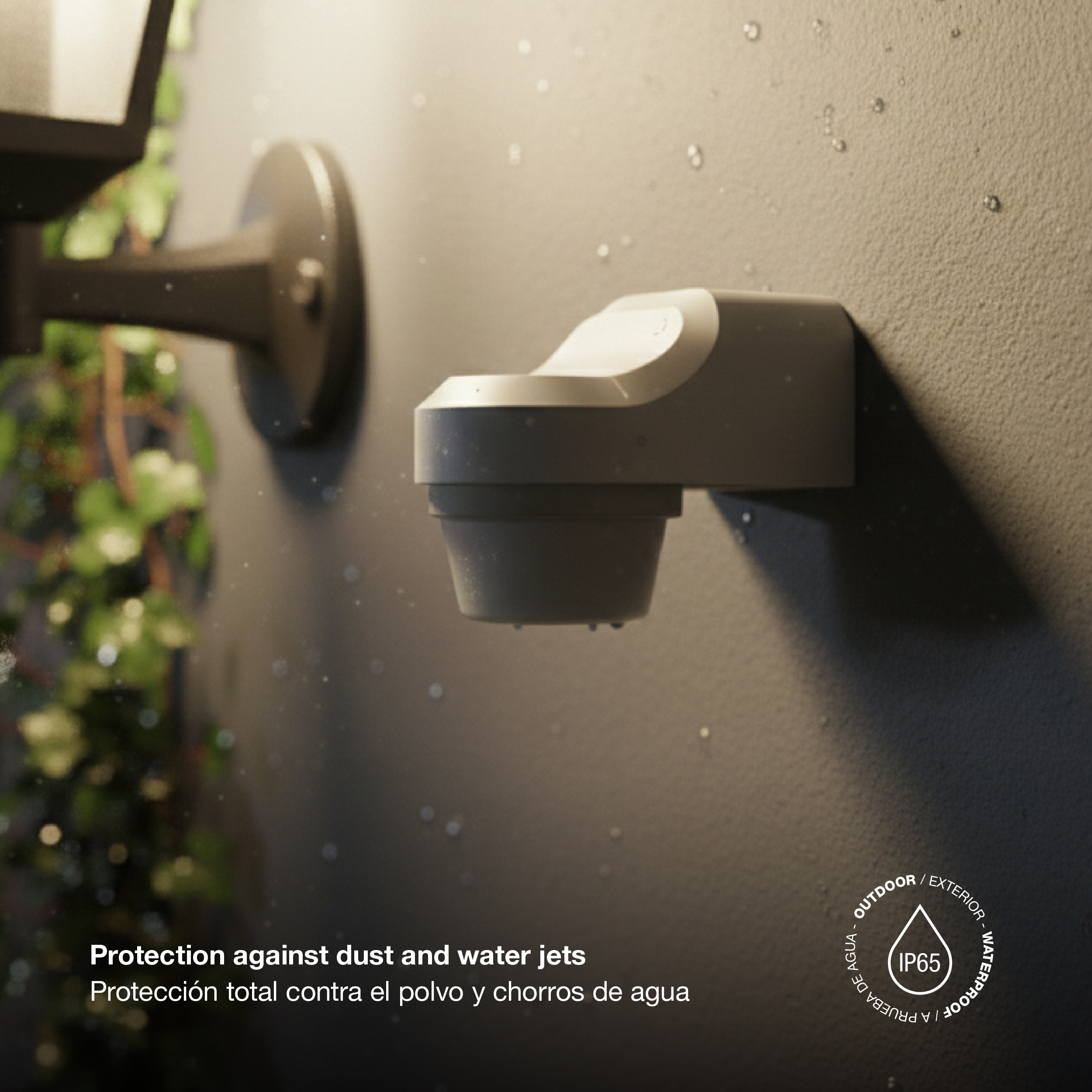 Sensor de Movimiento para Exterior 1000W 10-2000Lux, 2-16m IP65