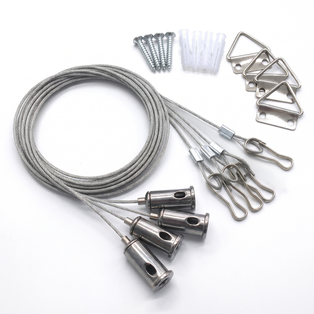 Kit de instalación para Suspender Paneles LED, 4 piezas