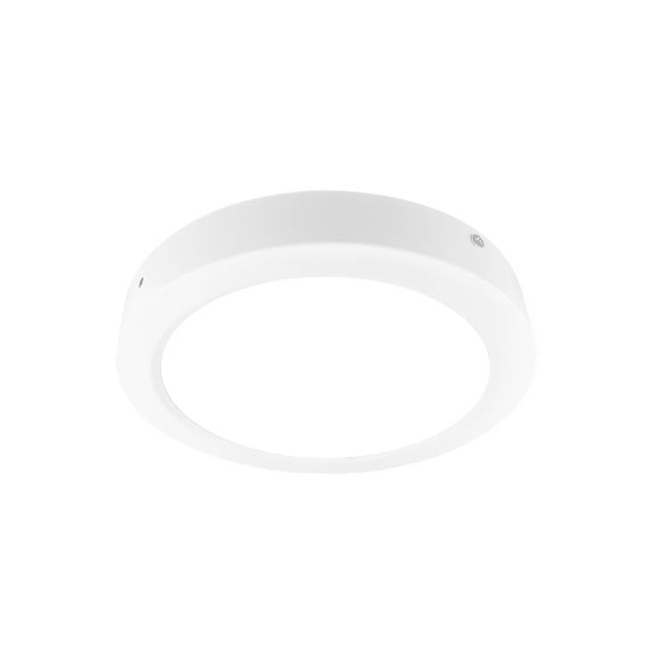 Plafón LED redondo blanco de 22.2cm, 18W 1440lm Neutro, de aplicar