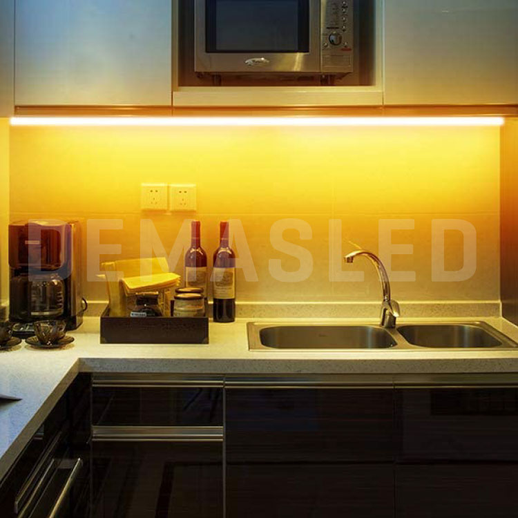 Barra Rígida LED SMD2835, 220V 14W Cálido 1260lm, 144 LEDs, 1.2m