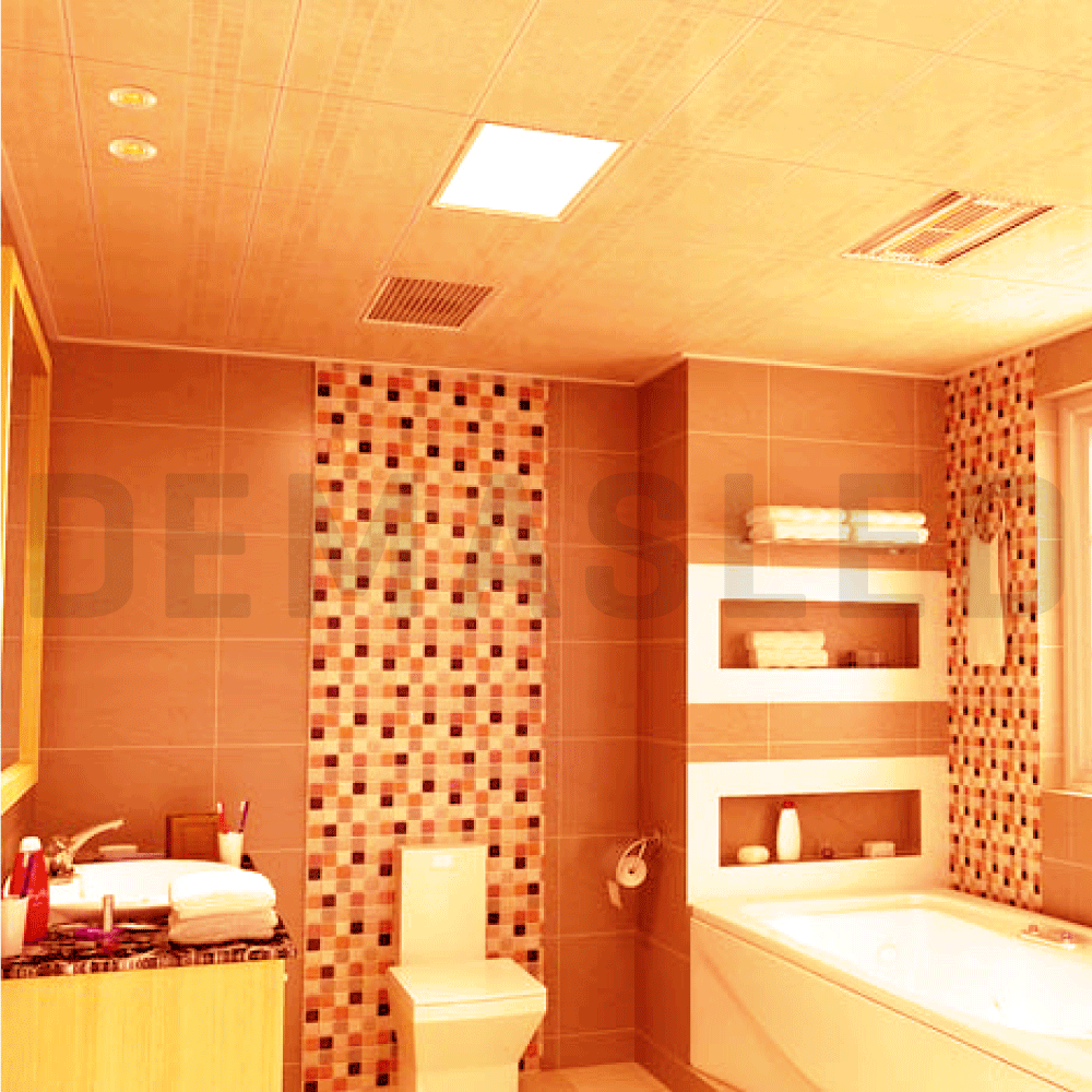 Panel LED cuadrado AJUSTABLE 22x22cm 24W 2280lm Cálido, Empotrar