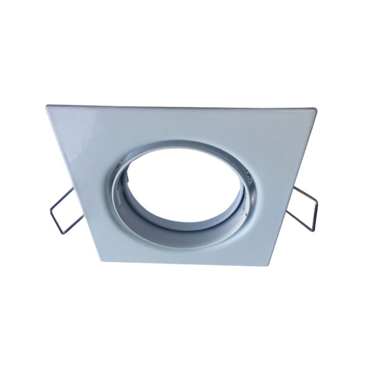 Spot Móvil Blanco 9x9cm Corte 6.5cm para Bombilla GU10 y MR16