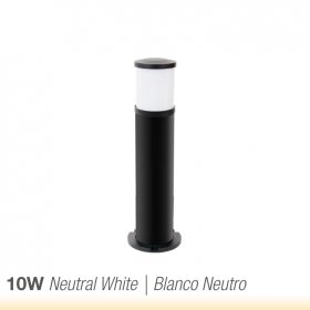 Baliza Exterior 10W 280lm Blanco Neutro 4000K 60cm 85-265V IP65