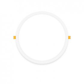 Panel LED Redondo Blanco de 22.3cm 18W 1440lm Neutro, de empotrar