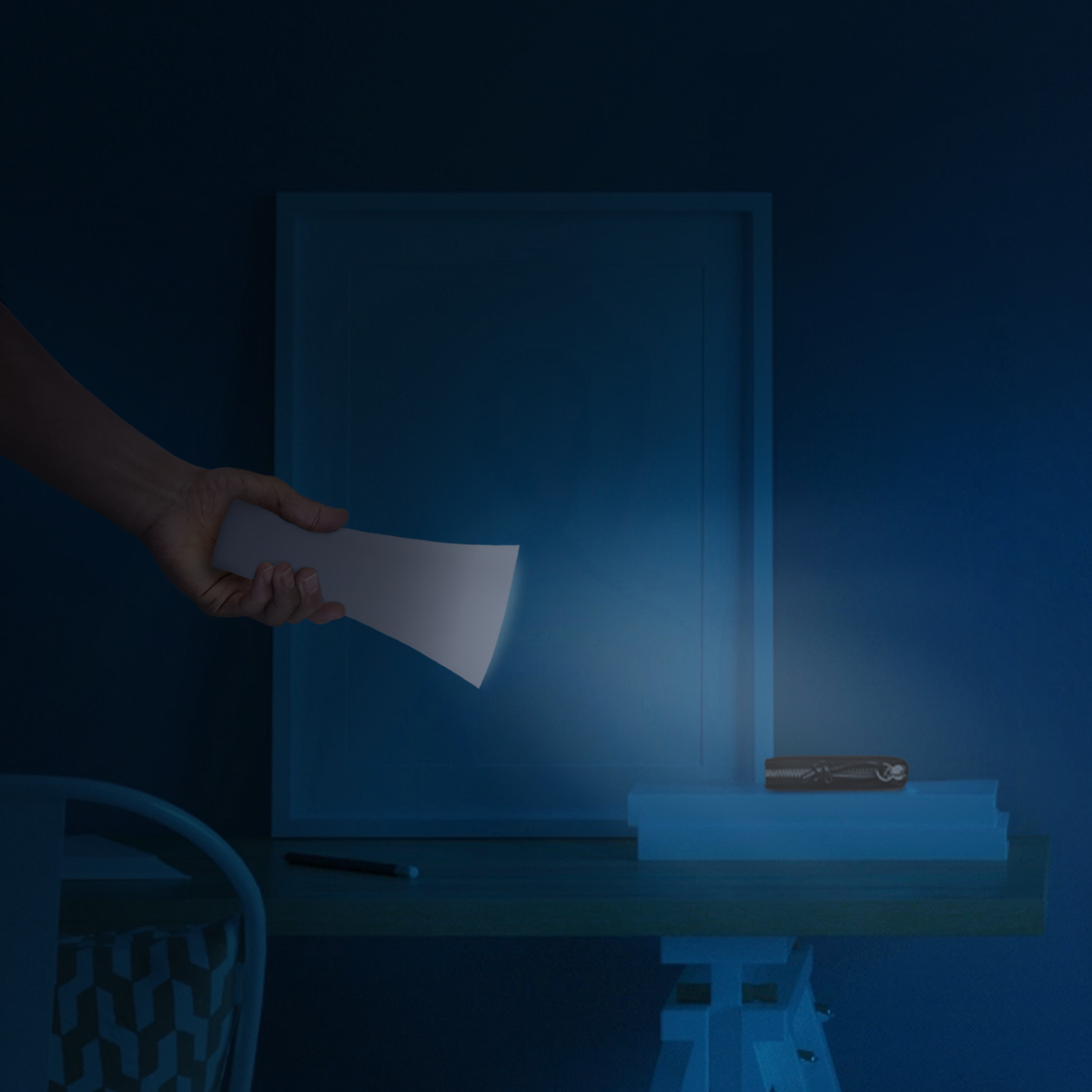Lámpara de Mesa LED Magnética Blanca 3W Blanco Neutro 4000K Recargable 1800mAh