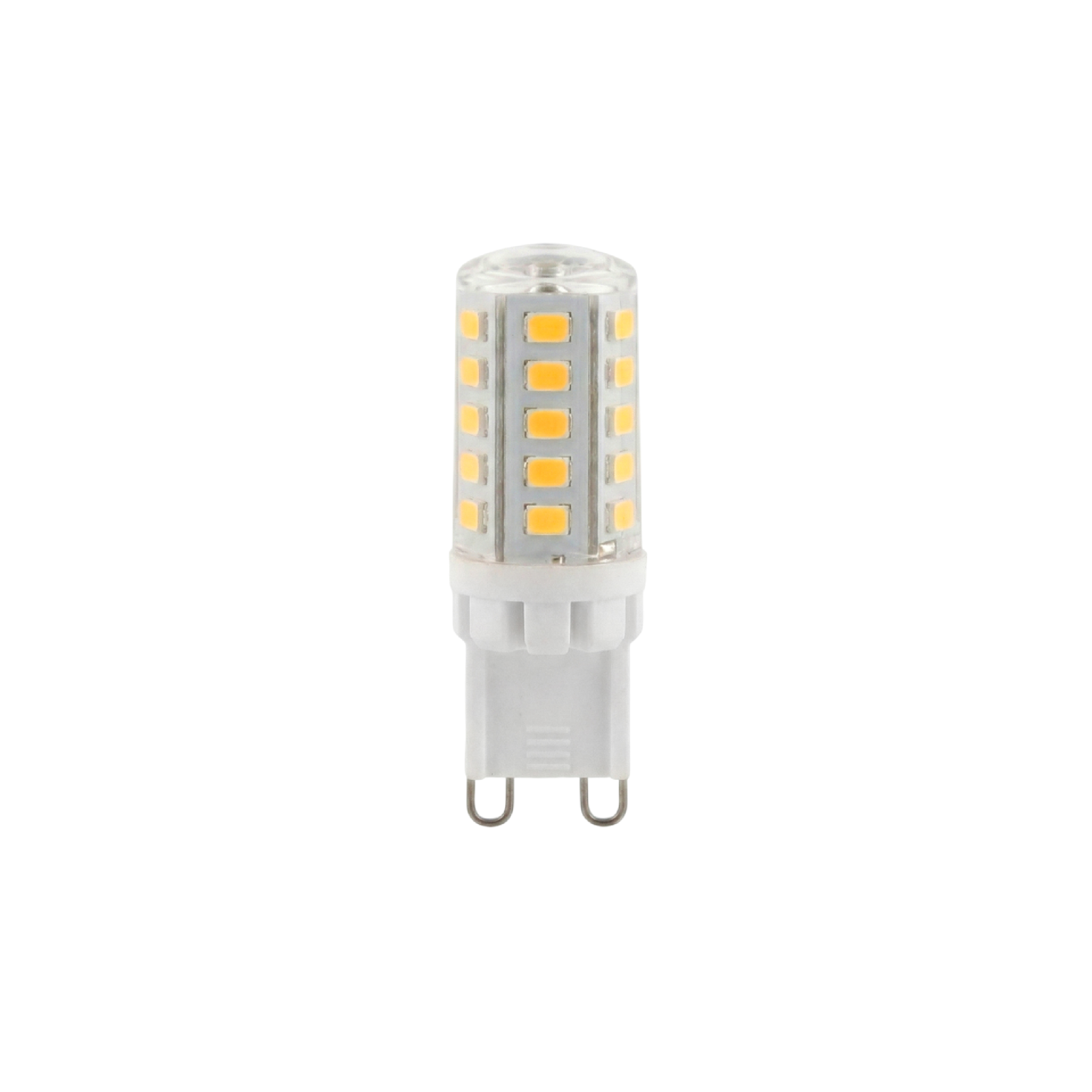 Lámpara LED G9 5W Cover Transparente Blanco Cálido 3000°K 220-240VAC