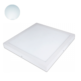 Plafón cuadrado de superficie 6W 120x120mm Blanco Frío 6000°K