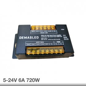 Amplificador alta velocidad, 5 canales. 5-24V 150-720W 30A