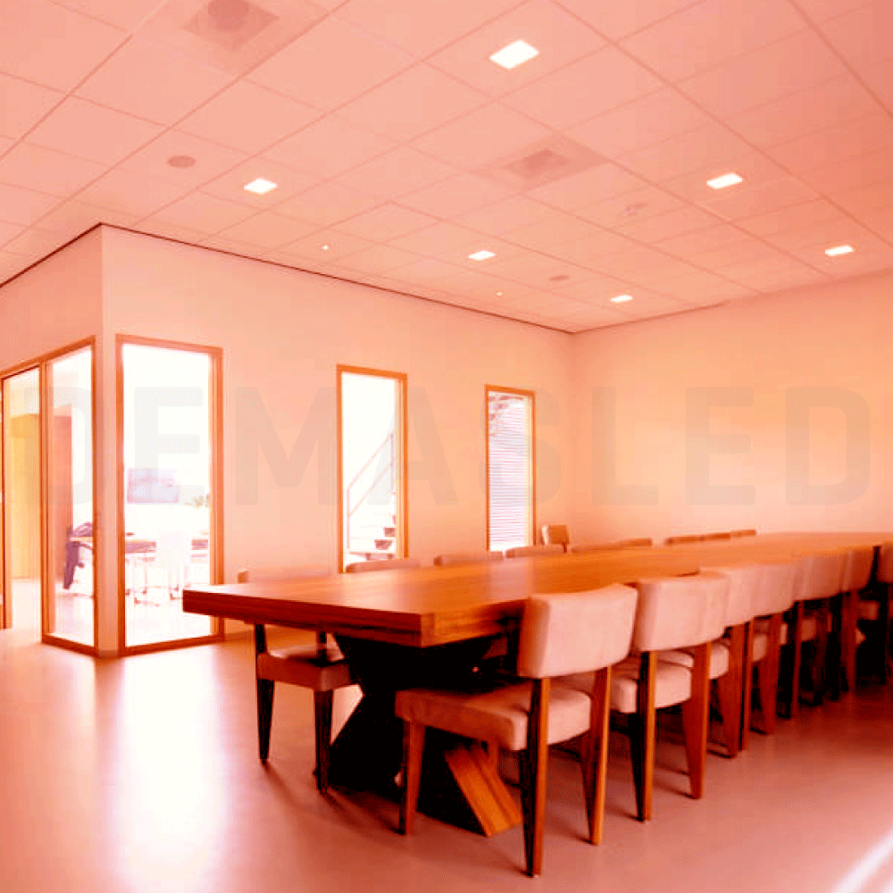 Panel LED cuadrado AJUSTABLE 17x17cm 18W 1620lm Cálido, Empotrar