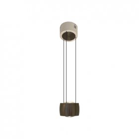 Lámpara Colgante Titanio Negro Diámetro Ø128mm, Blanco Cálido 3000K