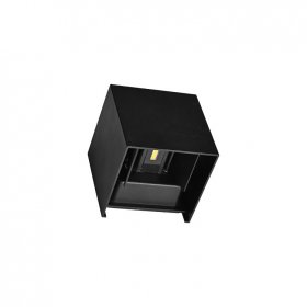 Aplique LED 10W Negro Bidireccional Exterior Blanco Cálido 3000°K