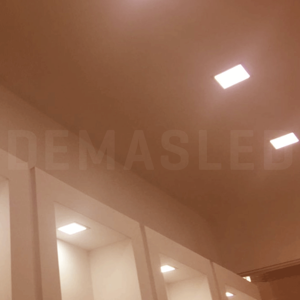 Panel LED cuadrado AJUSTABLE 12x12cm 12W 1020lm Neutro, Empotrar