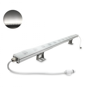 Bañador LED 12W Blanco Frío 6000°K 30° 12 LEDs de 1W 60cm (IP67)