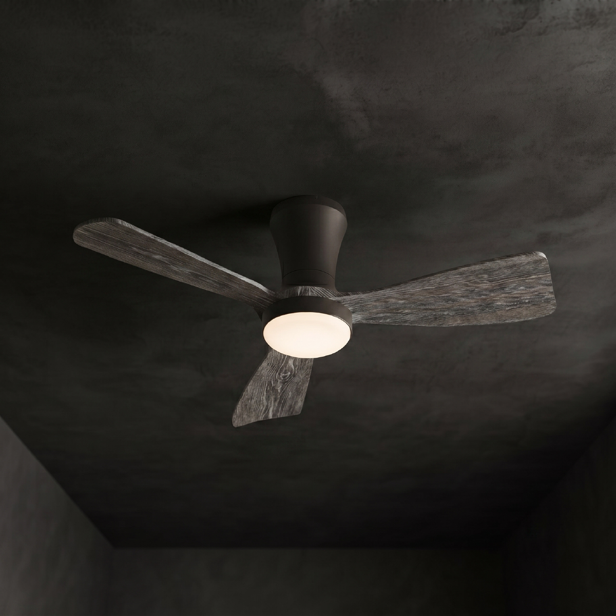 Ventilador de Techo con Luz LED CCT 920x265mm Madera Oscura 22W con Control Remoto AC100-240V I
