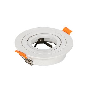 Spot Blanco Ajustable sin soporte para lámpara GU10 ø91mm