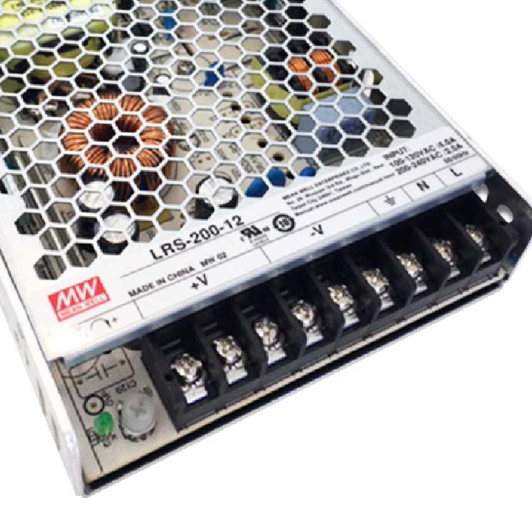 Fuente de Alimentación 200W 24V 8,8A Mean-well INTERIOR