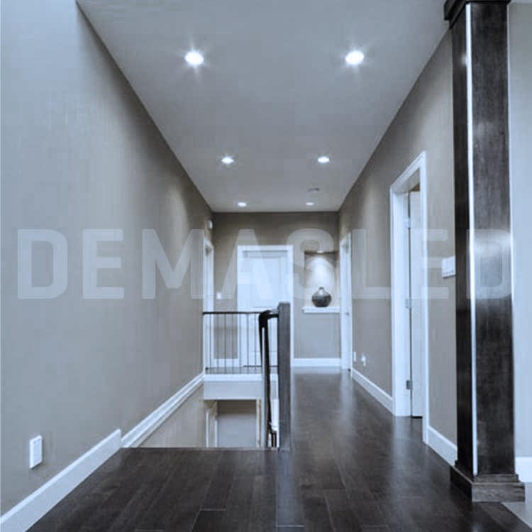 Panel LED Redondo Blanco de 17cm, 12W 900lm Frío, de empotrar
