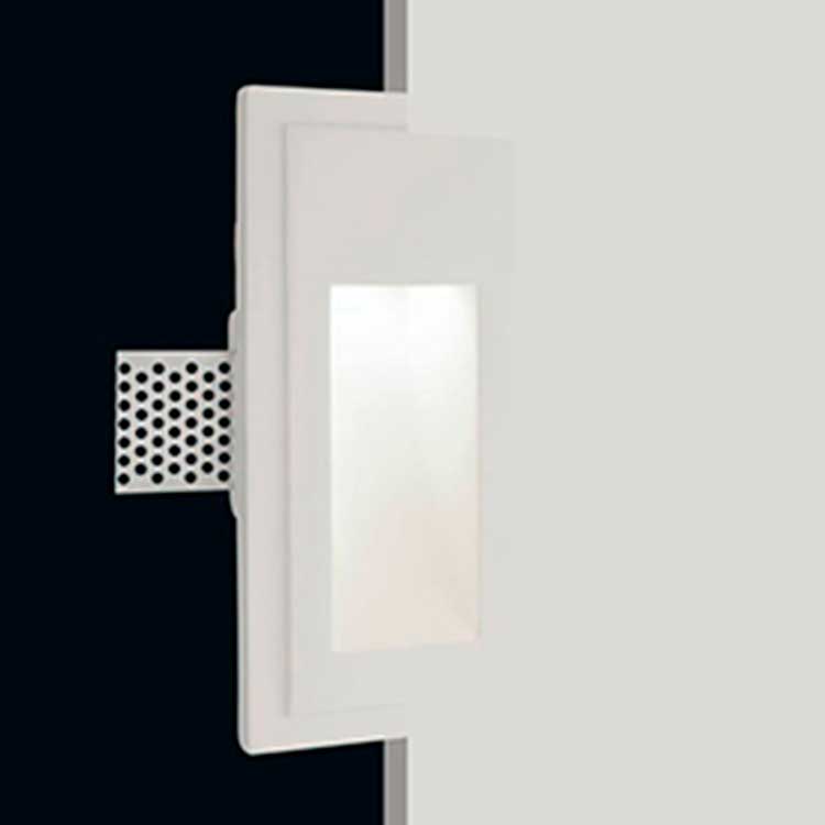 Empotrado escayola LED para bombilla G9 4W 
