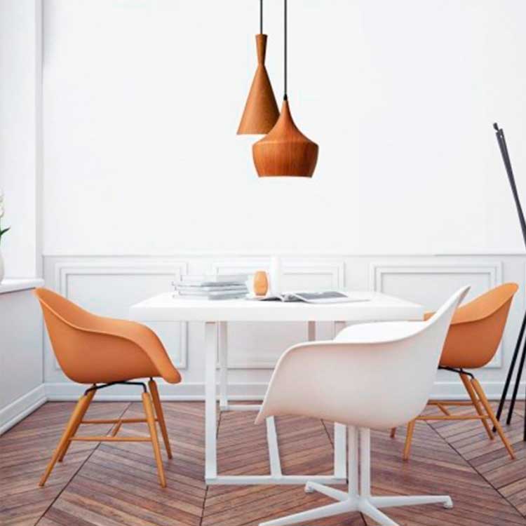 Colgante 1xE27 Madera