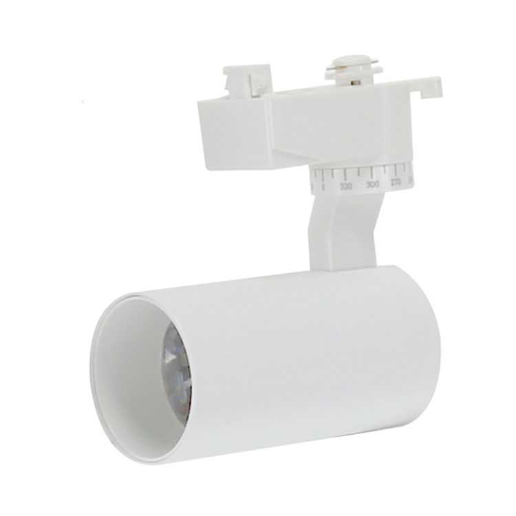 Foco Carril blanco 12W 3000K Monofásico