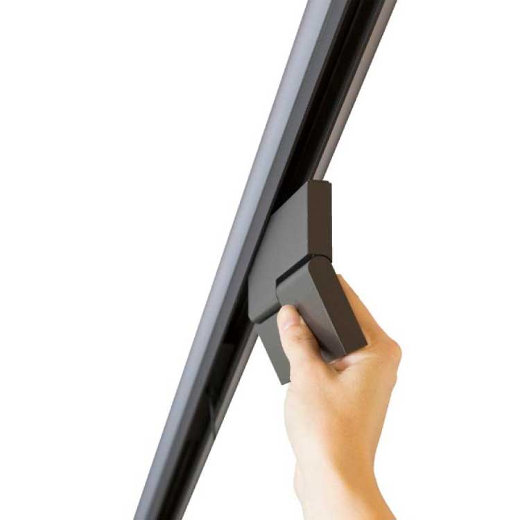 Foco para carril magnético 6W 48V 3000K negro Aotrom