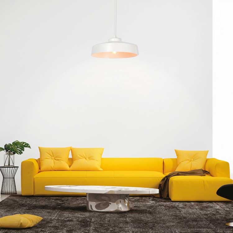 Colgante metal Archi blanco
