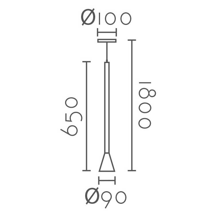 Colgante md2471 oro satinado