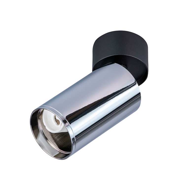 Foco de superficie orientable para GU10 Cromo
