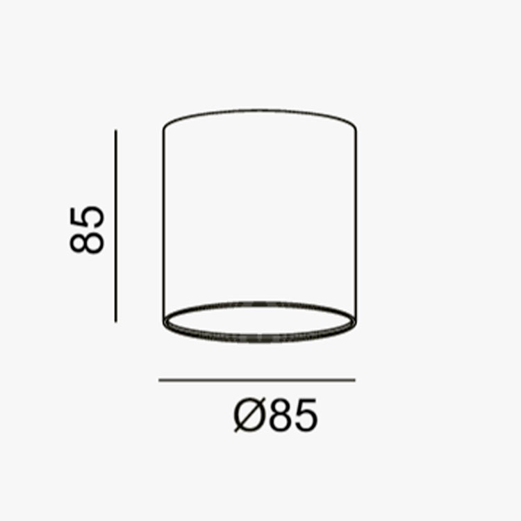 Plafón 9W 3000K