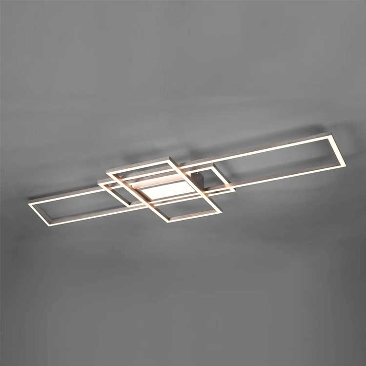 Plafón Irvine niquel mate SMD 60W 3000-6500K