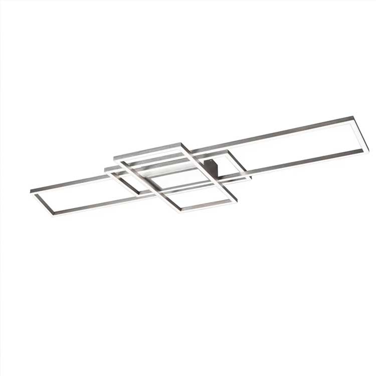 Plafón Irvine niquel mate SMD 60W 3000-6500K