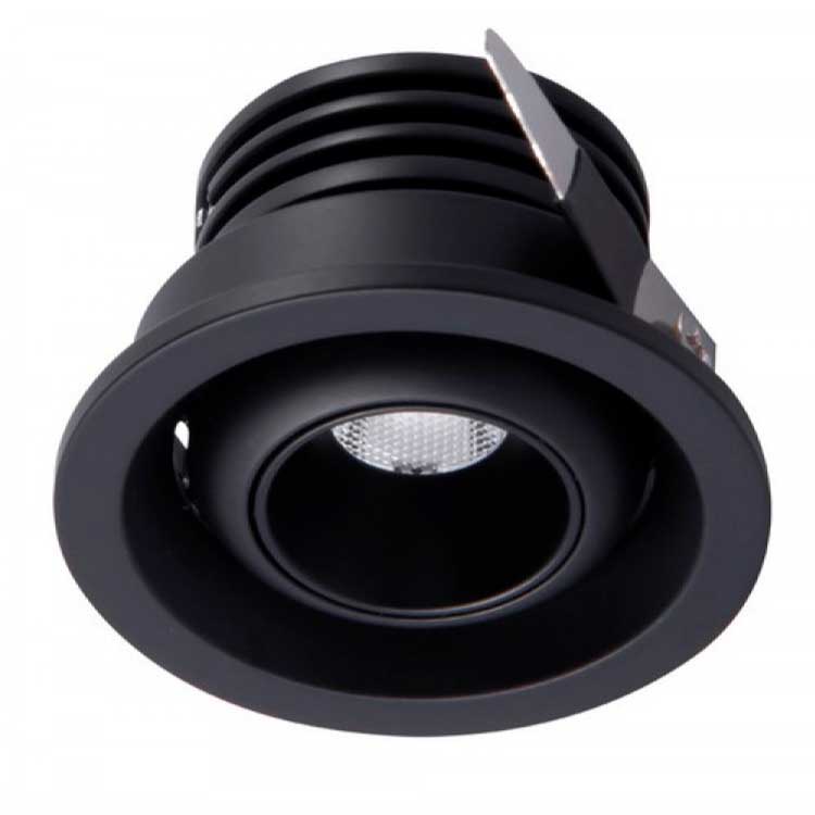 Empotrable LED 3W 3000K Neptuno Negro