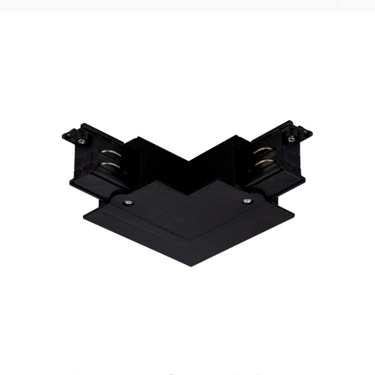 Conector en L para carril Trifásico empotrable