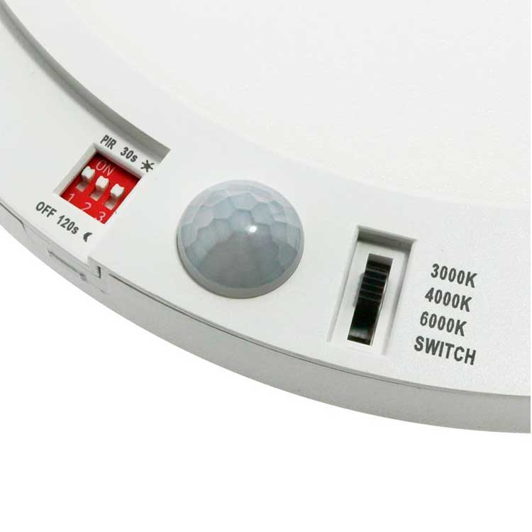 Downlight Kra CCT 18W con sensor de movimiento