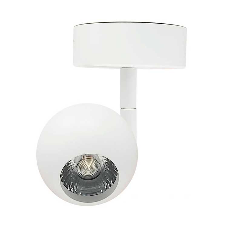 Foco 12W esfera orientable UGR13 Blanco