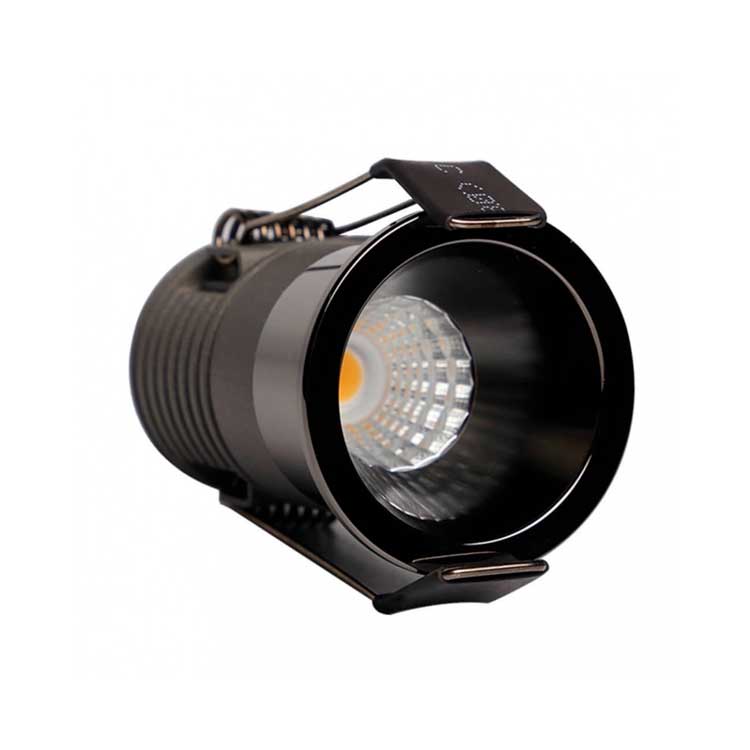 FOCO Empotrable 5W 220-240V 40° CCT UGR 11 Negro Cromo
