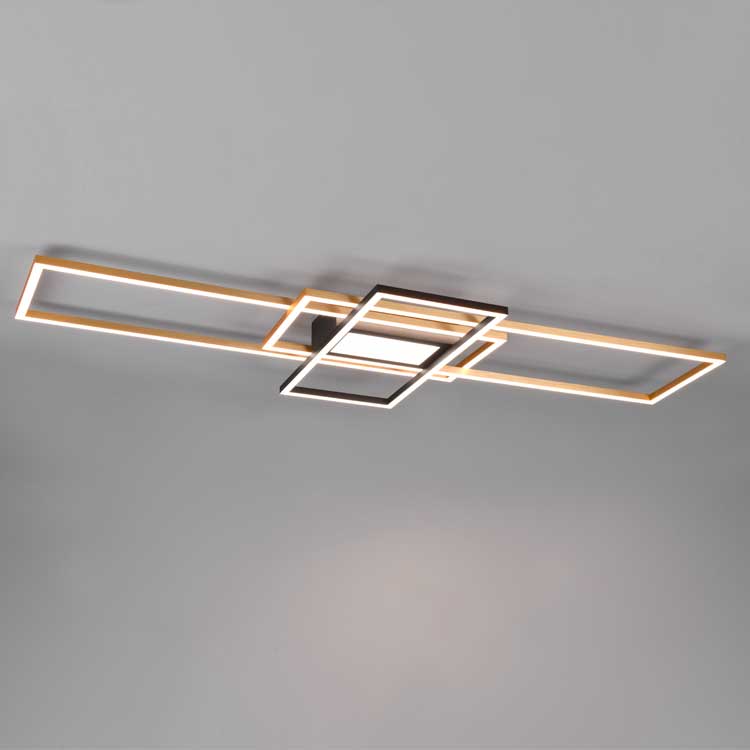 Plafón Irvine bronce mate SMD 60W de 3000K a 6500K