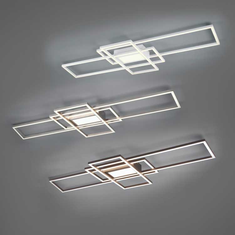 Plafón Irvine antracita SMD 60W de 3000K a 6500K