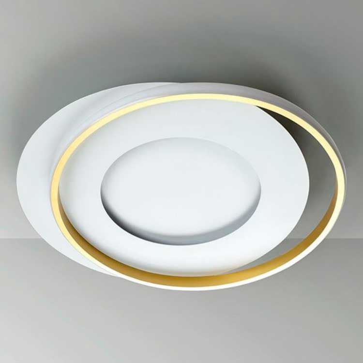 Plafón Limbos blanco oro